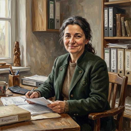 Katarzyna Bielicka, powódka, główna księgowa (postać fikcyjna)